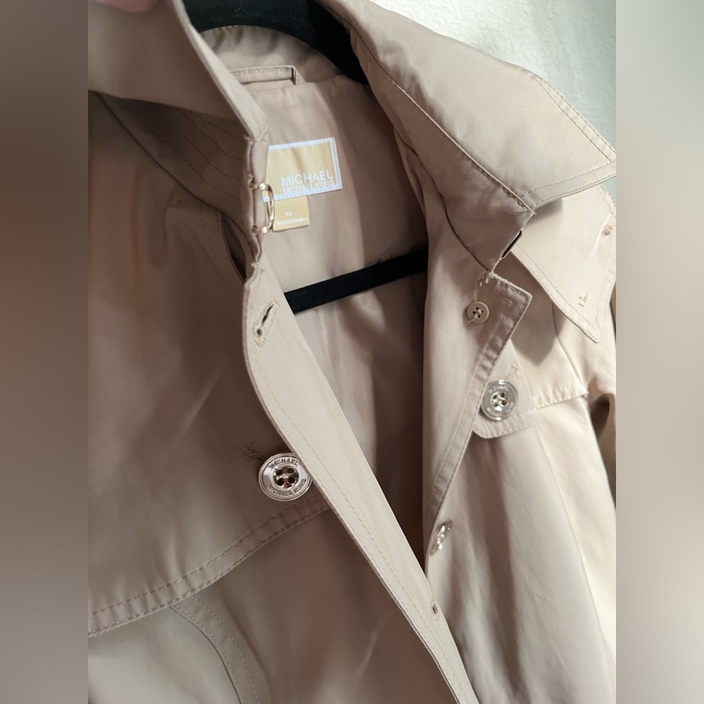 Michael Kors Beige Trench Coat - Picture 2 of 15